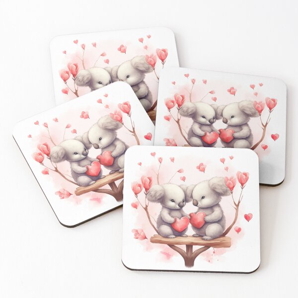 Item preview, Valentine’s Day Koala Bears in Love 2 designed and sold by Echoes of Romania.
