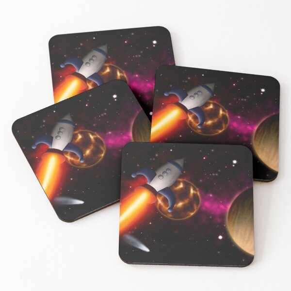 Item preview, Rocket in space designed and sold by Maeroneth.