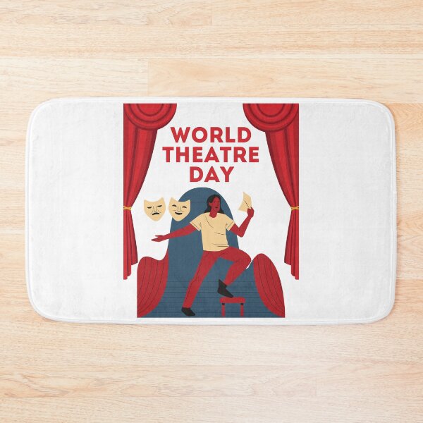 Item preview, World Theatre Day designed and sold by Simo0455.