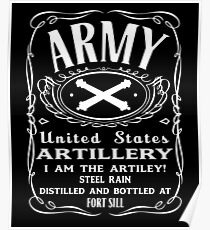 Artillerie der Armee Poster