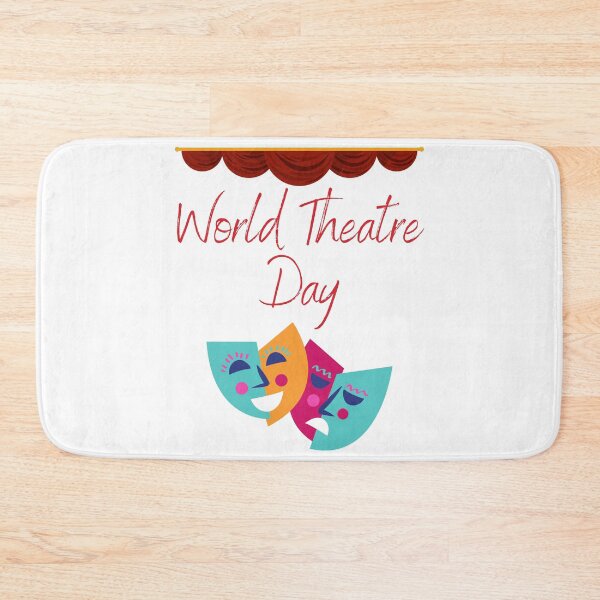 Item preview, World Theatre Day designed and sold by Simo0455.