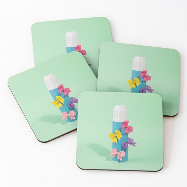 Item preview, Blue Spray Bottle Adorned with Colorful Bows designed and sold by pepinodemarst.