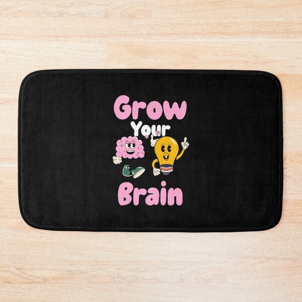 Item preview, Grow your Brain Funny Vintage Cartoon Design designed and sold by ElLocoMus.