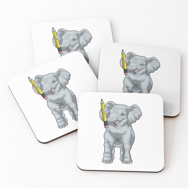 Item preview, Elephant Pupil Pencil School designed and sold by Snabdesign84.