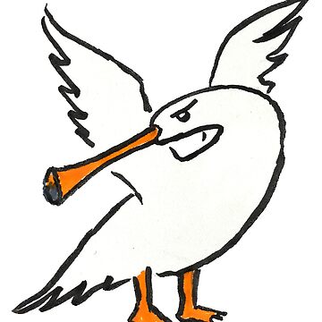 Artwork thumbnail, Honkende Goos by Marmoset Marginalia