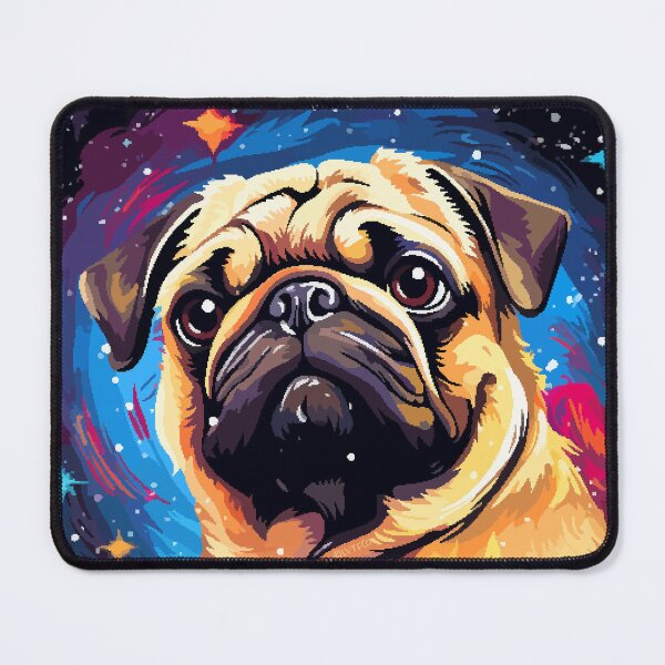 Item preview, Inspirational Pug Stars Space Synthwave Pixel Art designed and sold by LVTFCOarts.