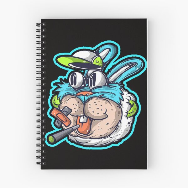 Item preview, blue spliff bunny designed and sold by Ratatatts.