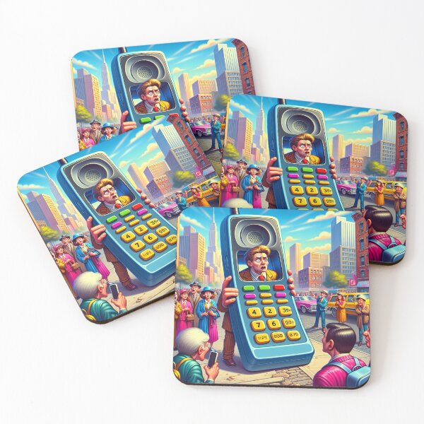 Item preview, Funny 80s Phone designed and sold by RobertMartinArt.