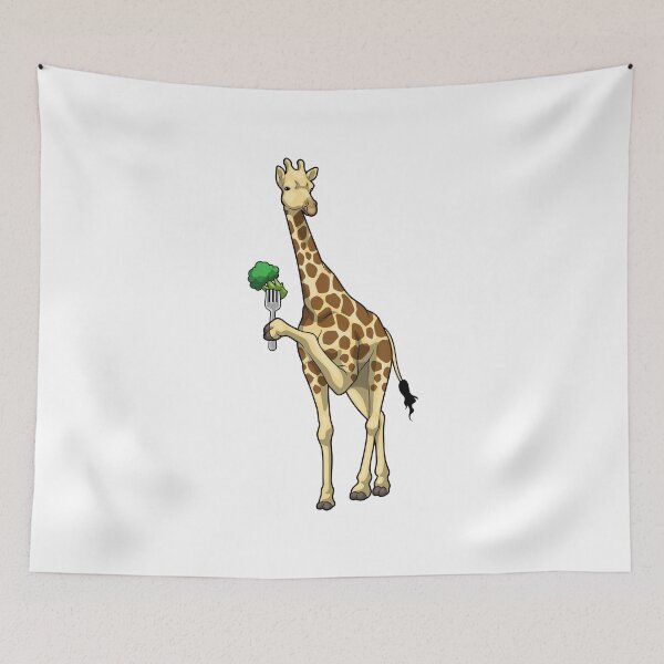 Item preview, Giraffe Broccoli Vegetables designed and sold by Snabdesign84.