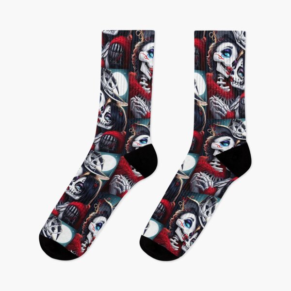 Item preview,  Goth Zombie Sugar Skull Furbies Lovers designed and sold by TheDarkWardrobe.