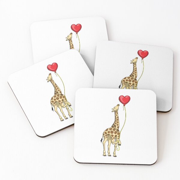 Item preview, Giraffe Heart Balloon designed and sold by Snabdesign84.