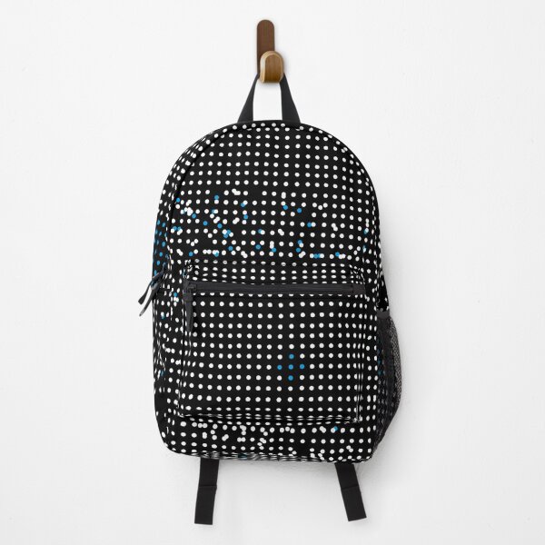 Item preview, Flashy White and Blue Dots (black) designed and sold by D-Vogt-Grafik.