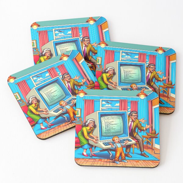 Item preview, Funny 80s Home Computer designed and sold by RobertMartinArt.
