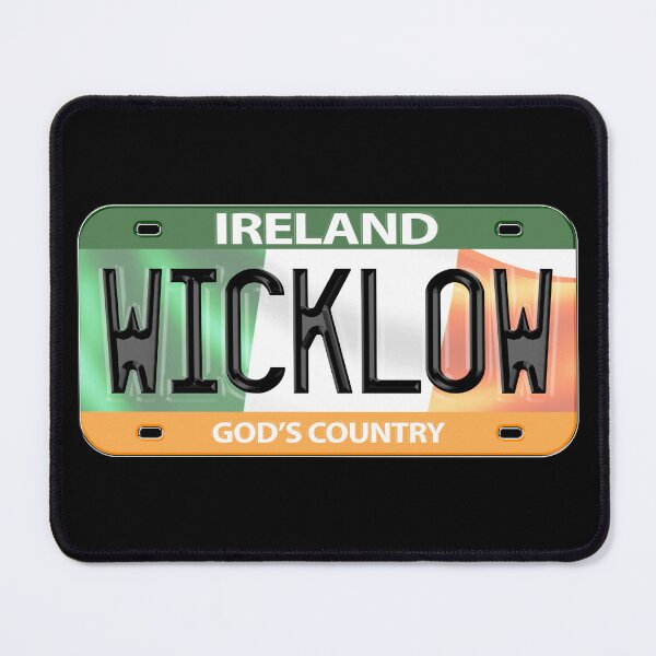 Item preview, Wicklow Ireland Irish USA Canada License Plate designed and sold by REAL IRISH GIFTS.