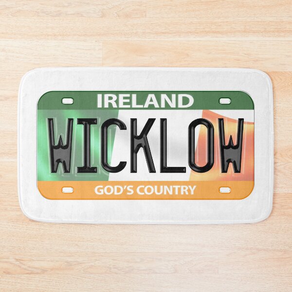 Item preview, Wicklow Ireland Irish USA Canada License Plate designed and sold by REAL IRISH GIFTS.