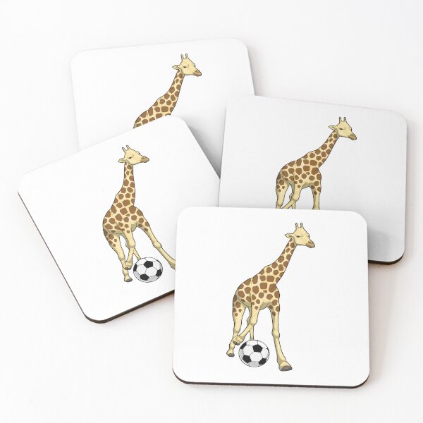 Item preview, Giraffe Soccer player Soccer designed and sold by Snabdesign84.