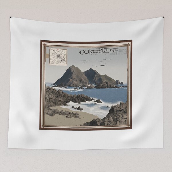 Item preview, Dokdo view comic style postcard designed and sold by ClaClaSouL-Shop.