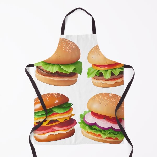 Item preview, Cute Kawai Fast Food Hamburger Cheeseburger Pack designed and sold by PVSKI.