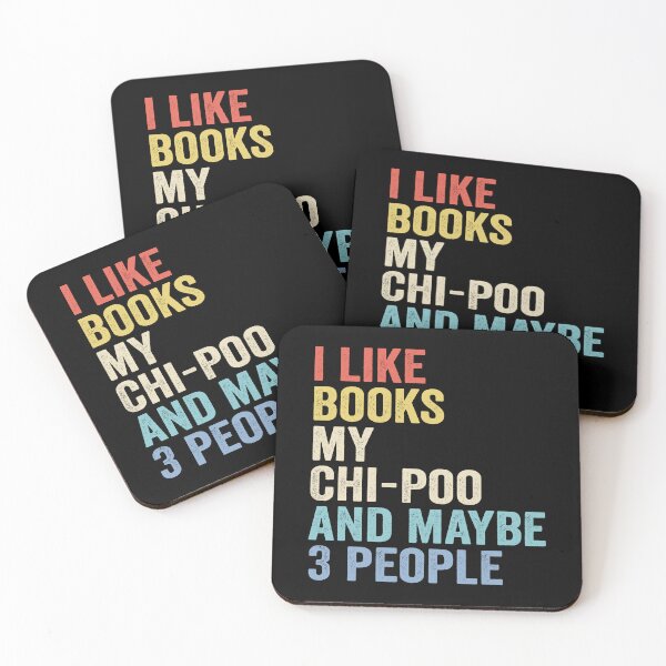 Item preview, Chi-Poo Dog and Books Lover - I Like Books My Chi-Poo And Maybe 3 People designed and sold by vzrnmichsudops.