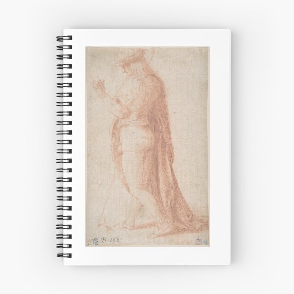 Item preview, Young Man Standing in Profile Facing Left (recto); Sketch of Two Capitals (verso) designed and sold by guagamela617.