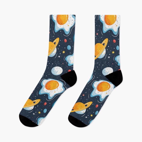 Item preview, Cosmic Sunrise: Fried Eggs with Planetary Splendor designed and sold by PixelCatalyst.