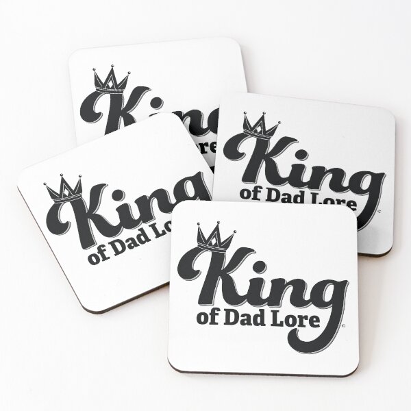 Item preview, King of Dad Lore - Black n'white designed and sold by Loah-Store.