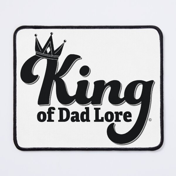 Item preview, King of Dad Lore - Black n'white designed and sold by Loah-Store.