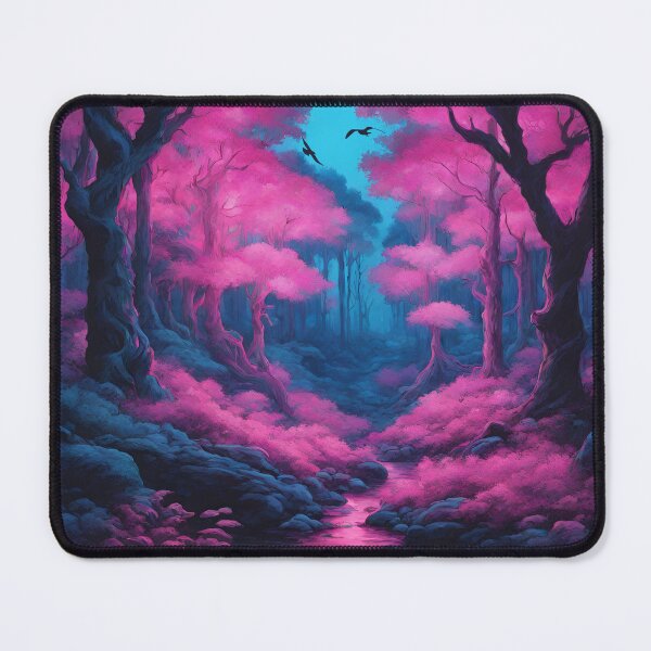 Item preview, Magical Fluorescent Pink Forest designed and sold by MarzenaKa.