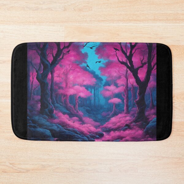 Item preview, Magical Fluorescent Pink Forest designed and sold by MarzenaKa.