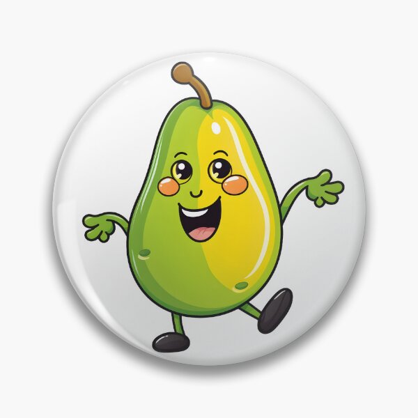 Artikelvorschau, Cute Kawaii Green Pear Dancing entworfen und verkauft von Leonardo Palumbo.