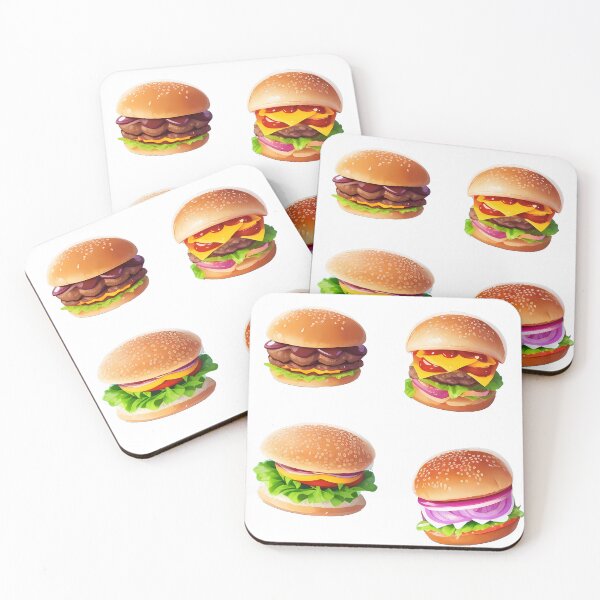 Item preview, Cute Kawai Fast Food Hamburger Cheeseburger Pack designed and sold by PVSKI.