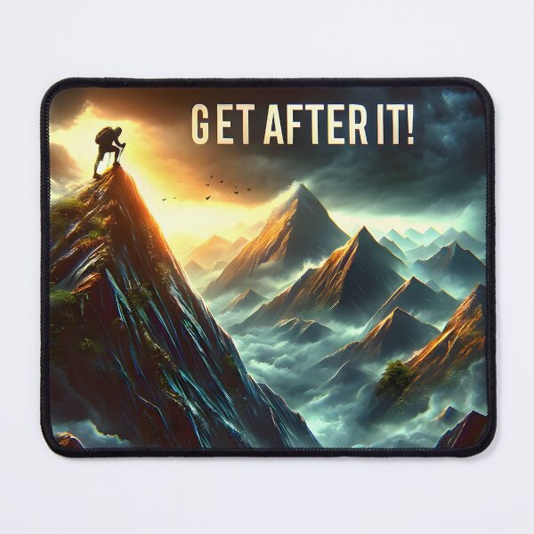 Item preview, Get After It ! Motivational Illustration designed and sold by GPrint001.