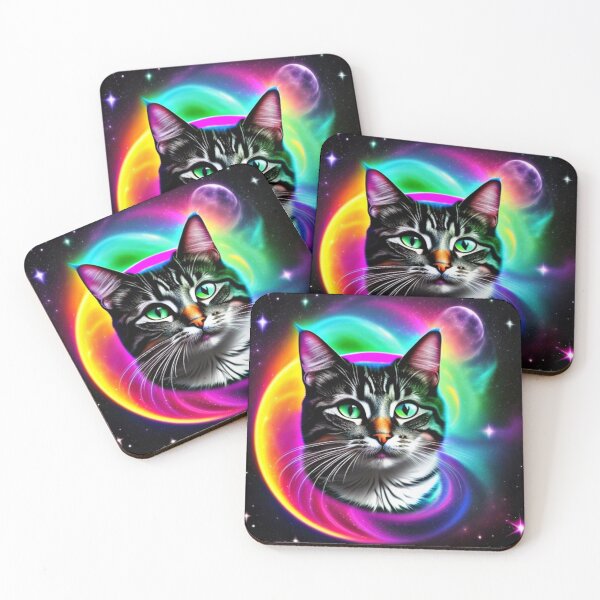 Item preview, Space kitties designed and sold by Flowerslaps.