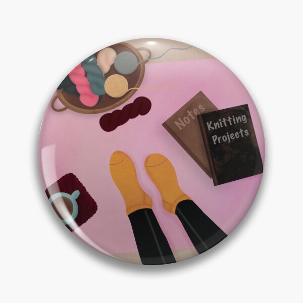 Item preview, Cozy Sock Knitting Graphic with Yarn, Coffee, and Books designed and sold by skeinappeal.