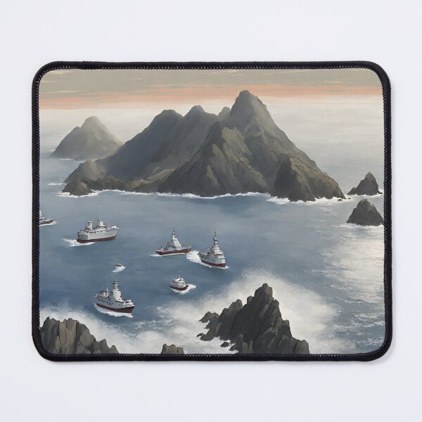 Item preview, Dokdo view mysterious fog style  designed and sold by ClaClaSouL-Shop.