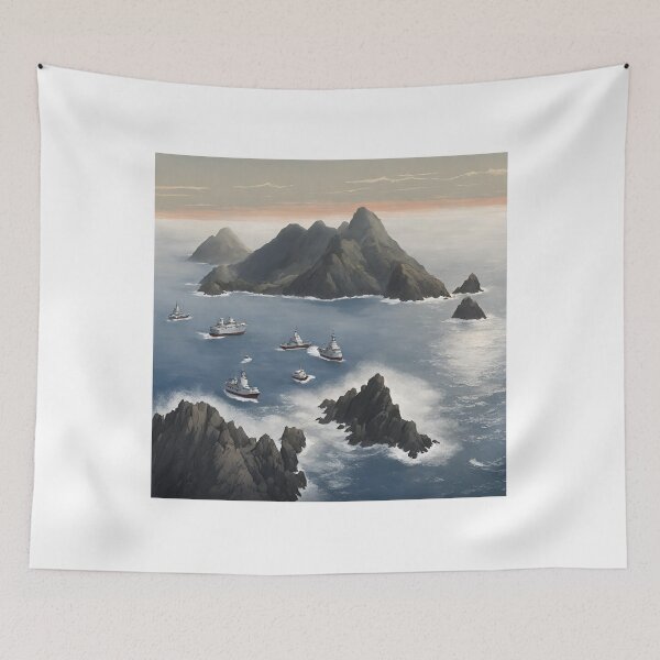 Item preview, Dokdo view mysterious fog style  designed and sold by ClaClaSouL-Shop.