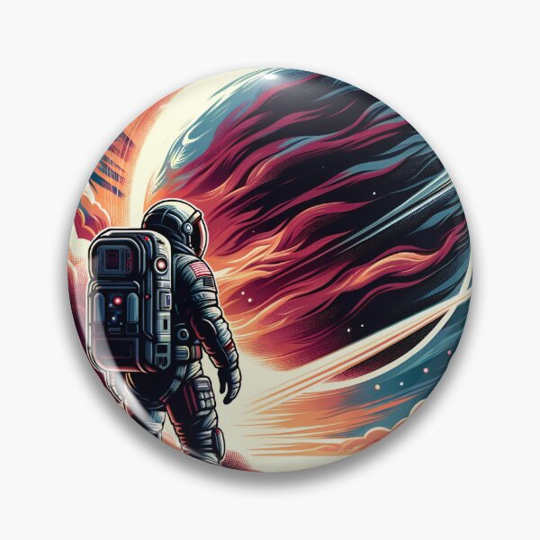 Item preview, Astronaut on Alien World designed and sold by RobertMartinArt.