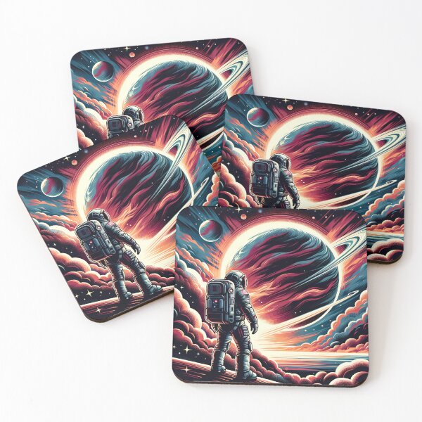Item preview, Astronaut on Alien World designed and sold by RobertMartinArt.