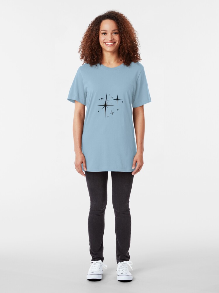 Alternate view of Star Shine. Slim Fit T-Shirt