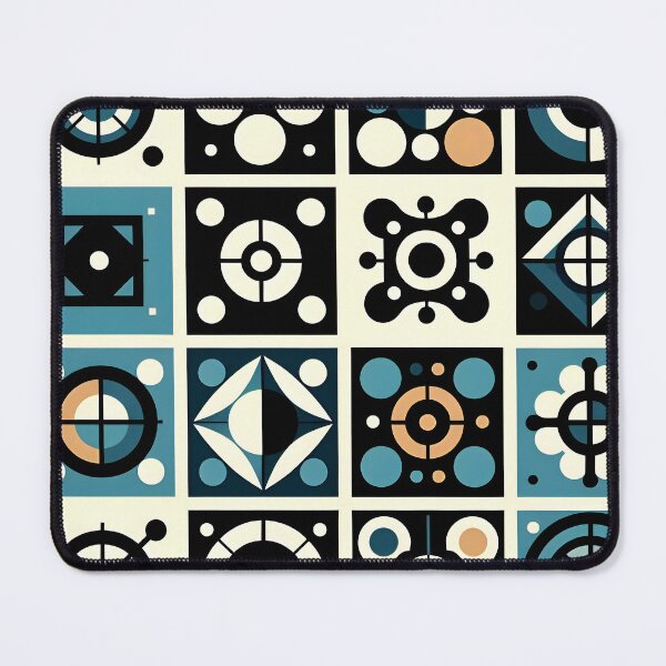 Item preview, Mid-century tiles pattern design designed and sold by Inkstorm-London.