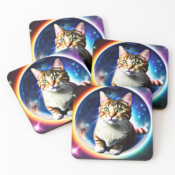 Item preview, Space kitties  designed and sold by Flowerslaps.