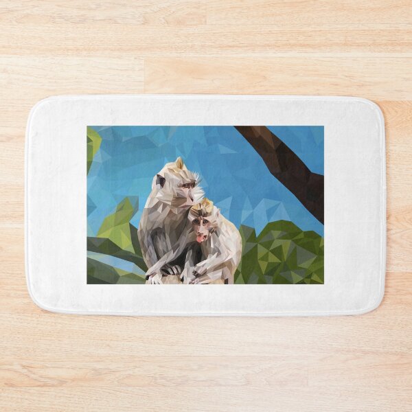 Item preview, Two happy monkeys designed and sold by sanderkleinart.