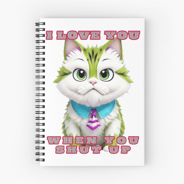 Item preview, The Grumpy Cat Chronicles: 'I Love You, When You Shut Up' Meme designed and sold by RvinJo8.