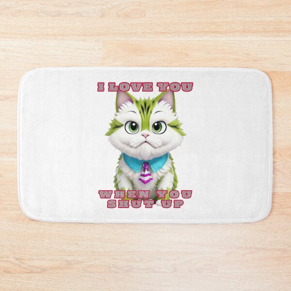 Item preview, The Grumpy Cat Chronicles: 'I Love You, When You Shut Up' Meme designed and sold by RvinJo8.
