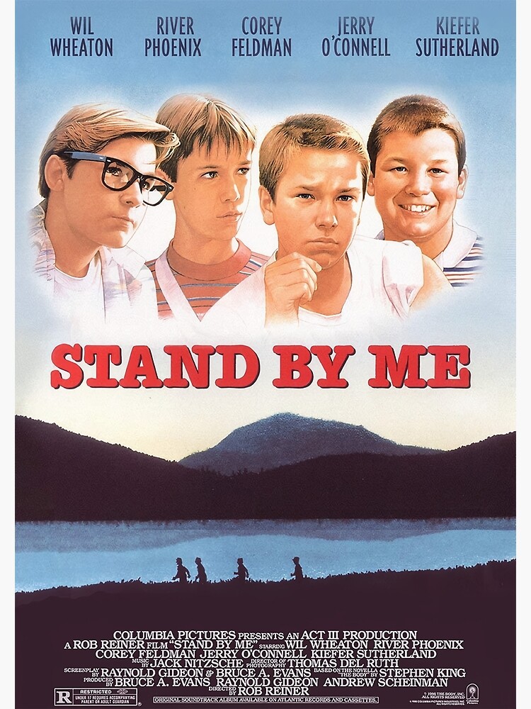 Retro Movies Stand By Me Poster Poster