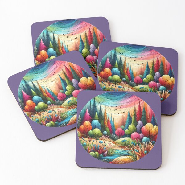 Item preview, colors and forest designed and sold by gkhanco.