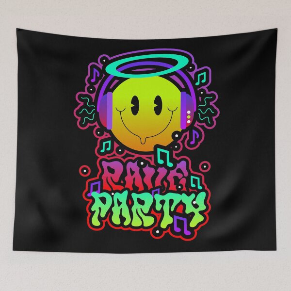 Item preview, Rave Party Emoji #1 designed and sold by SHOP33ART.