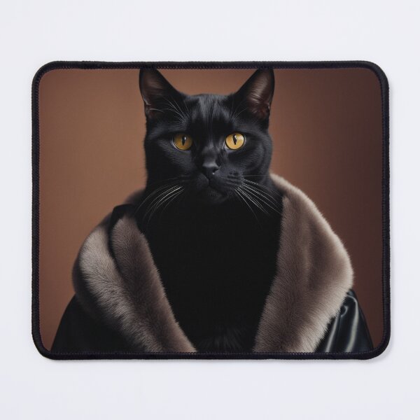 Item preview, Anthropomorphic Cat Collection - Domestic Shorthair #41 Black Cat designed and sold by elektronen.