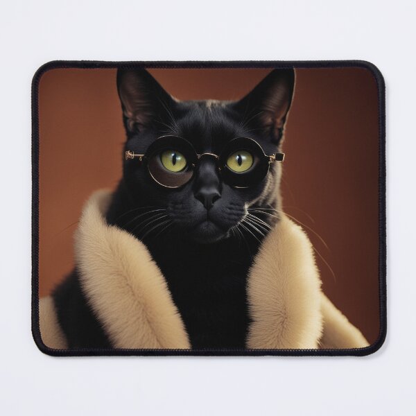 Item preview, Anthropomorphic Cat Collection - Domestic Shorthair #42 Black Cat designed and sold by elektronen.