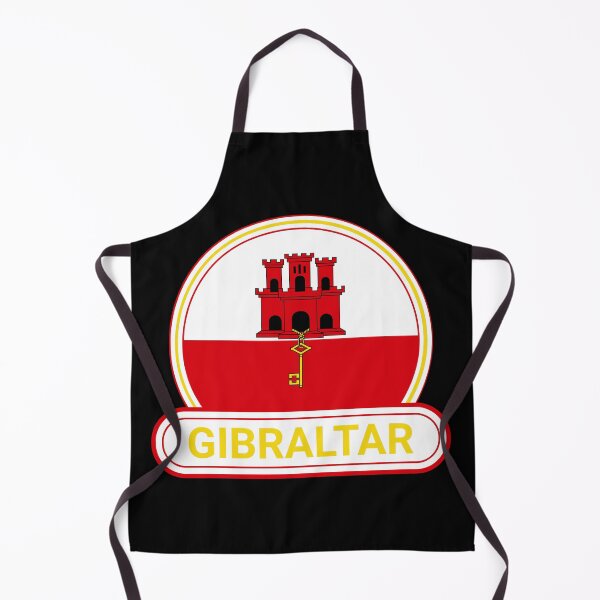 Item preview, Gibraltar Country Badge - Gibraltar Flag designed and sold by chrisrivait.